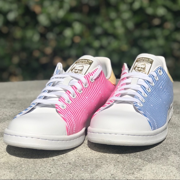 Adidas Stan Smith Pride Pink Blue LGBTQ+ Sneakers - Picture 3 of 9